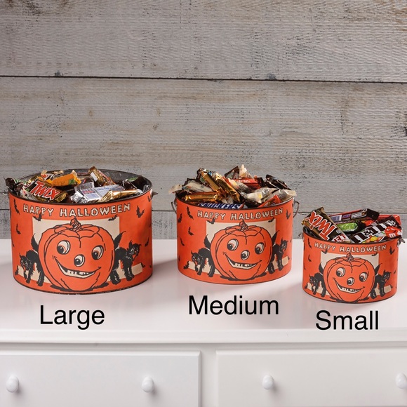 Boutique Medium Primitives by Kathy Pumpkin Bucket - Picture 2 of 8